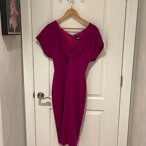 Worn Once! Excellent Condition! Beautiful Alexia Admor Crepe Midi Dress. Size M